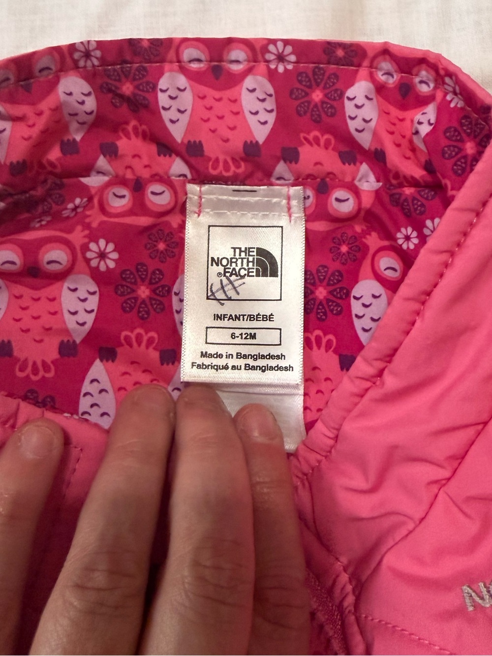 North Face Baby Puffer Vest 6-12M - Picture 3 of 3